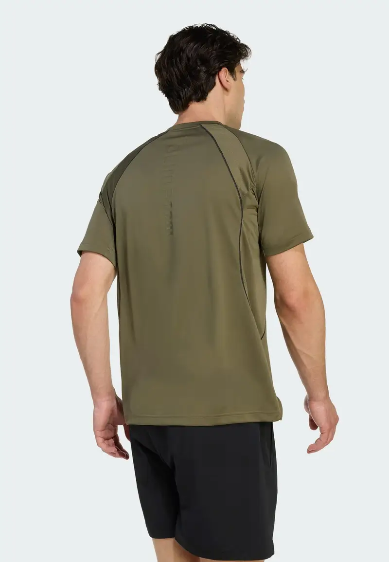 Maglia funzionale Tech Apparel grigio chiaro / oliva / nero miniatura 3