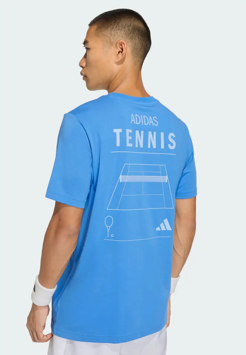 Maglia funzionale Tennis Category Graphic azzurro / blu pastello miniatura 3