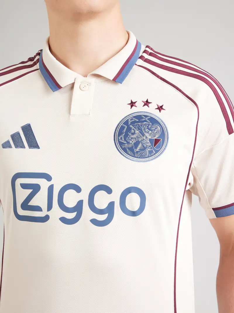 Maglia trikot 'AJAX 3' avorio / blu scuro / rosso scuro miniatura 2