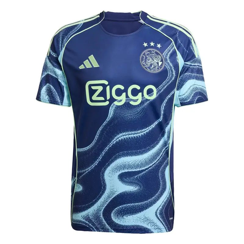 Maglia trikot 'Ajax Amsterdam 25/26' blu / acqua / verde