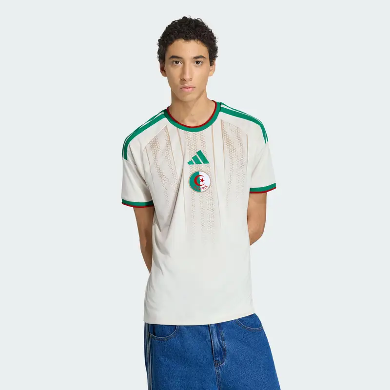 Maglia trikot 'Algeria 26' beige / smeraldo / rosso / bianco miniatura 2