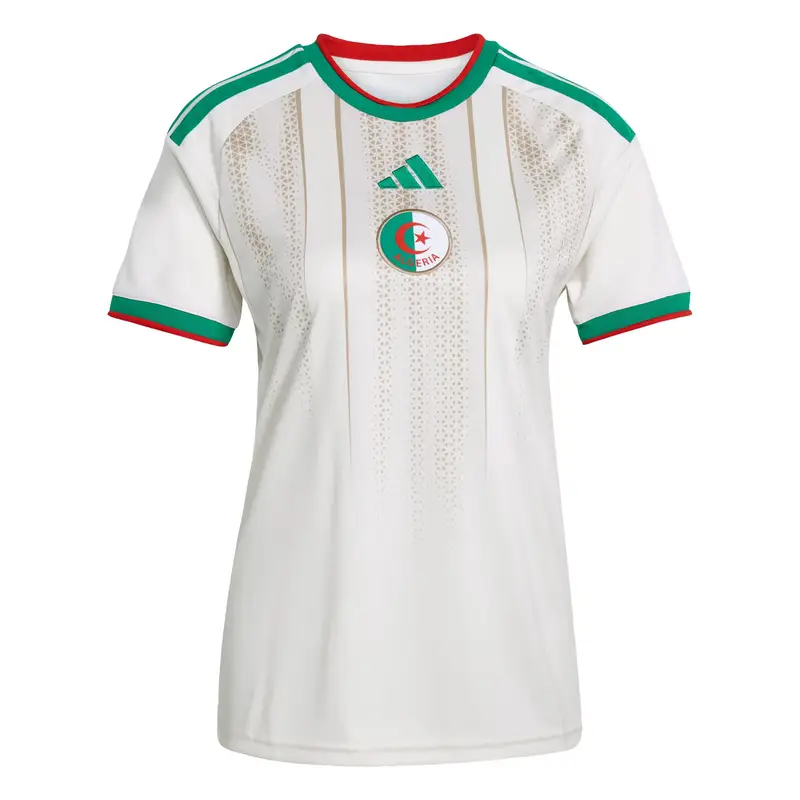 Adidas Performance Maglia trikot Algeria 26 bianco, marrone, verde e