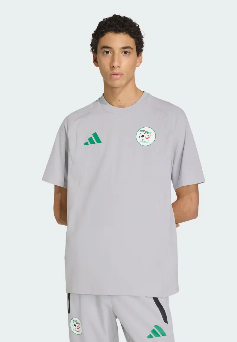 Maglia trikot Algerien Tiro Travel grigio / verde / nero / bianco miniatura 2