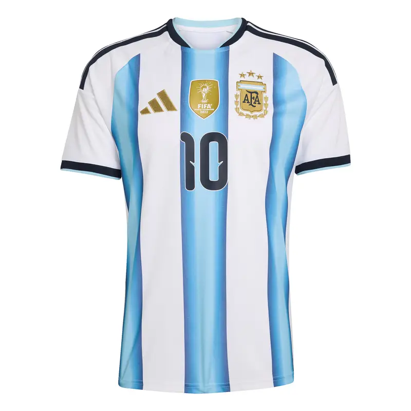 Maglia trikot 'Argentinen 26 Messi Replica' blu cielo / giallo oro / bianco