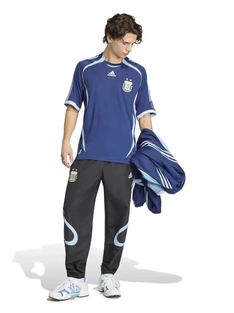 Maglia trikot Argentinien 2006 navy / blu chiaro / giallo / bianco miniatura 3