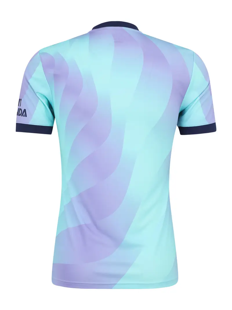 Maglia trikot Arsenal 24/25 Third acqua / lilla / nero miniatura 2