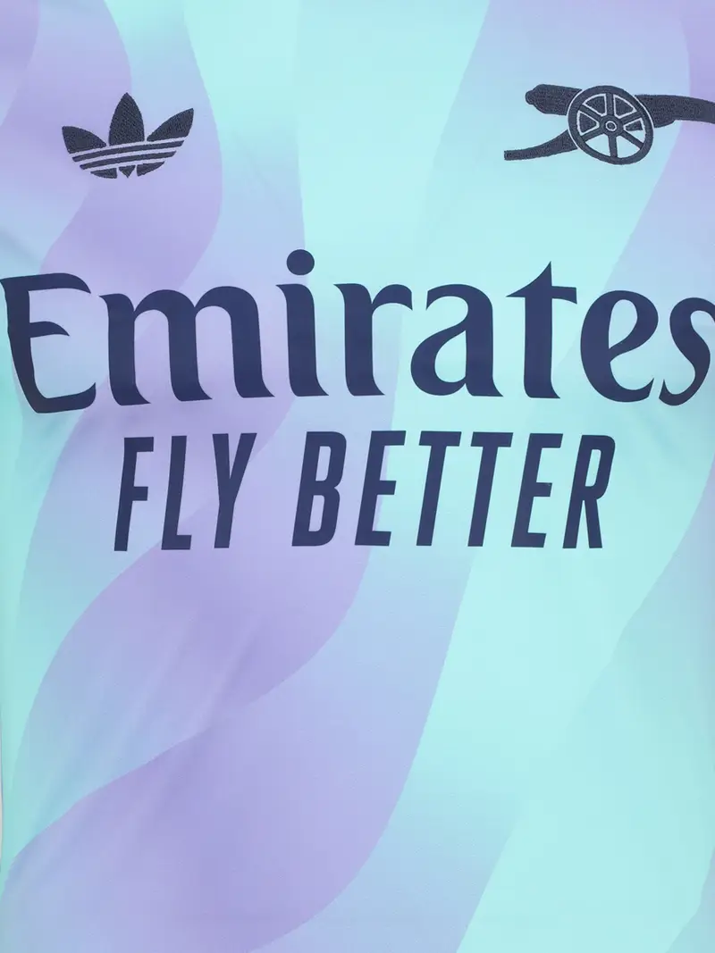 Maglia trikot Arsenal 24/25 Third acqua / lilla / nero miniatura 3