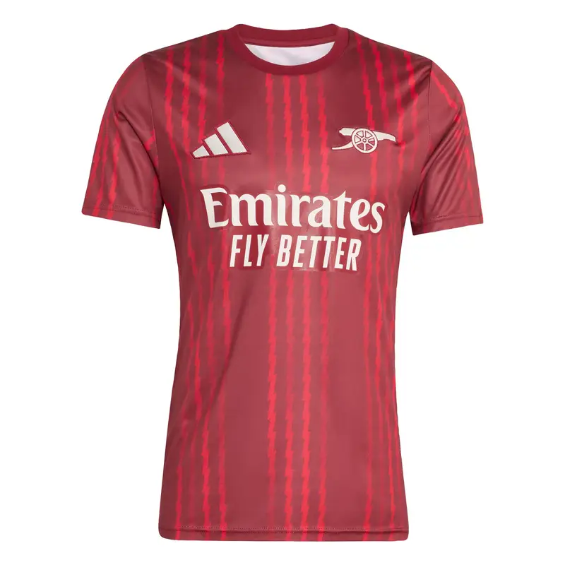 Maglia trikot Arsenal FC 26 Pre-Match rosso / bordeaux / bianco