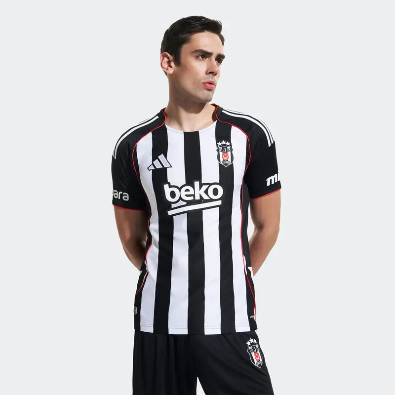Maglia trikot 'Beşiktaş JK 25/26' rosso / nero / bianco miniatura 3