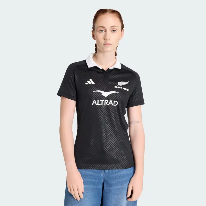 Maglia trikot Black Ferns nero / bianco miniatura 2
