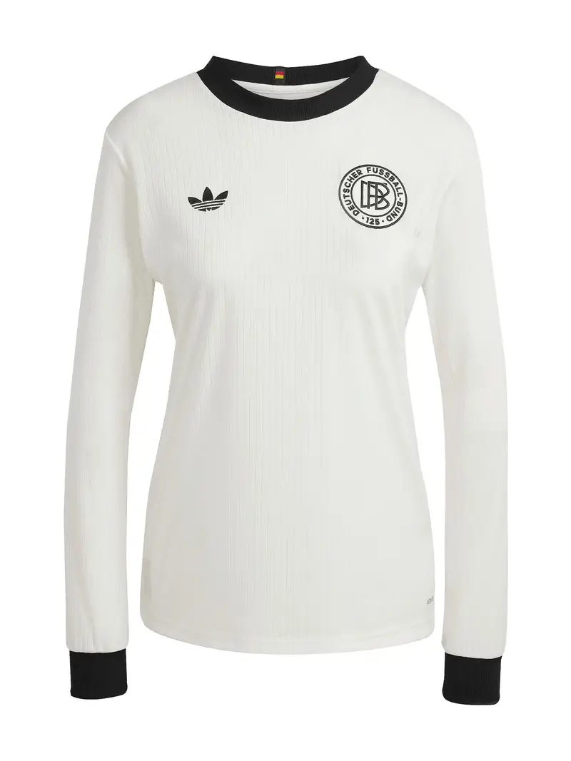 Maglia trikot 'DFB Home 125 Jahre' nero / bianco naturale