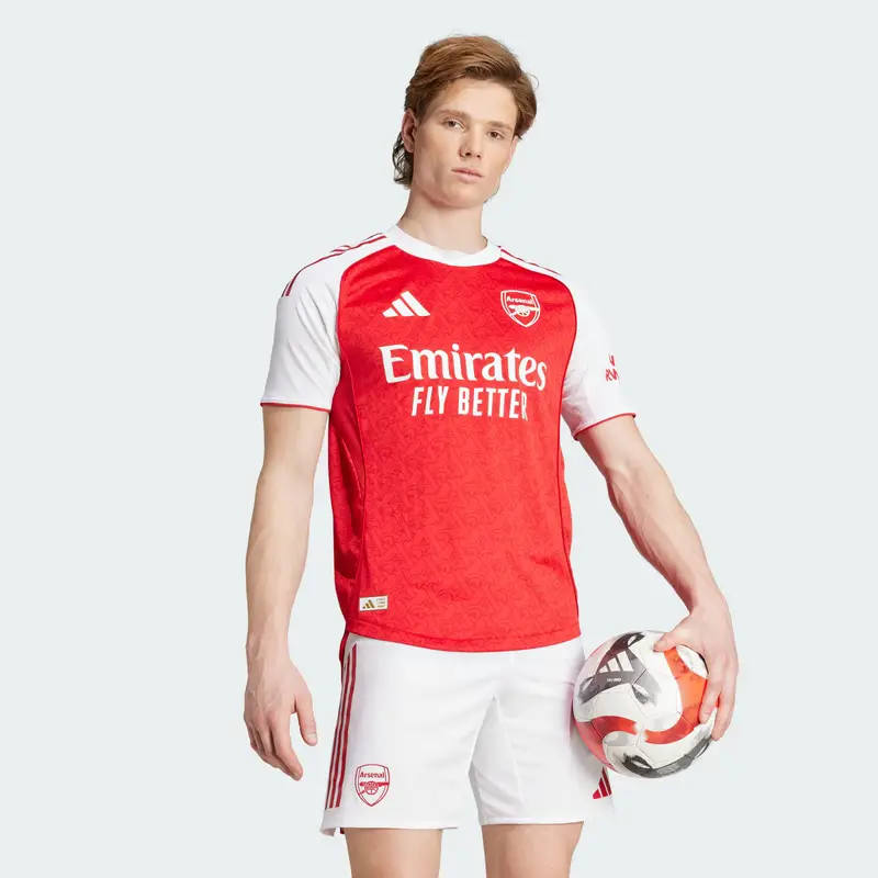 Maglia trikot FC Arsenal London Authentic 2025/2026 rosso / bianco miniatura 2