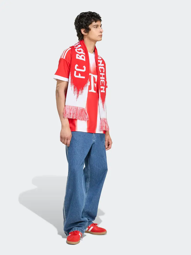 Maglia trikot FC Bayern München 2025/2026 blu chiaro / rosso acceso / bianco miniatura 3