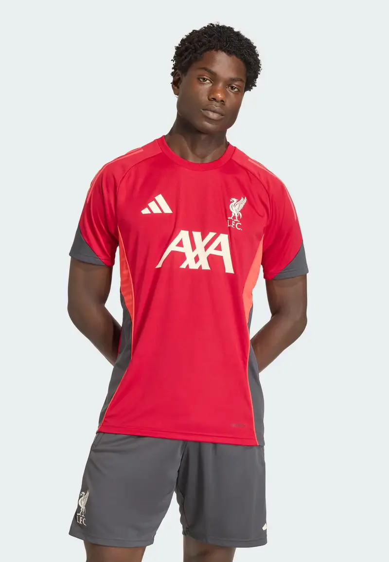 Maglia trikot FC Liverpool Tiro 25 Competition antracite / mandarino / rosso / bianco miniatura 2