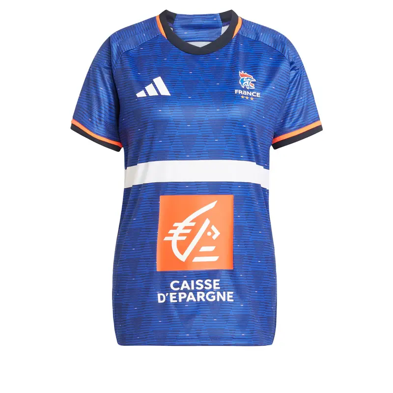Maglia trikot France Handball Replica blu / arancione / bianco