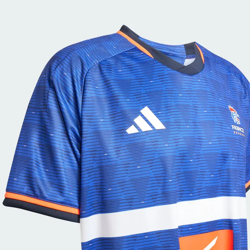 Maglia trikot 'France Handball Replica' blu / arancione / bianco miniatura 3