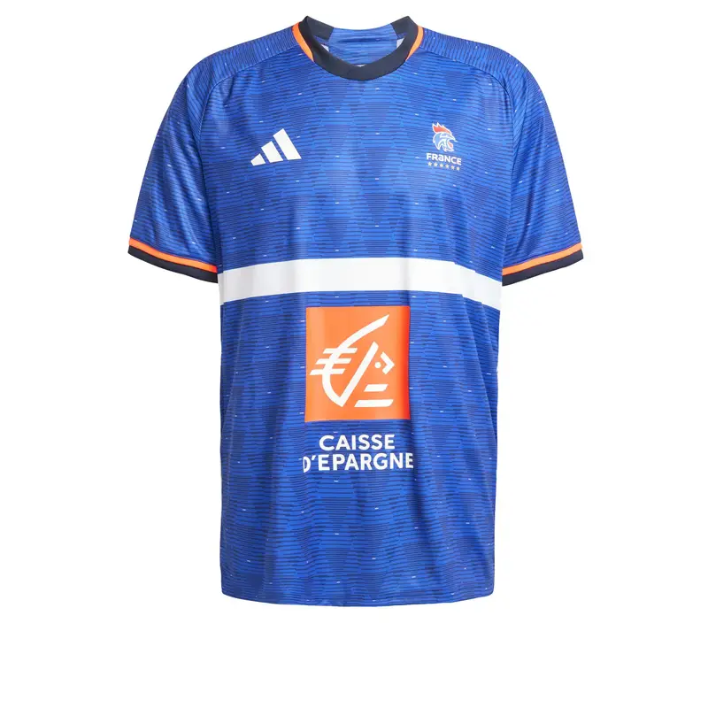 Maglia trikot 'France Handball Replica' blu / arancione / bianco