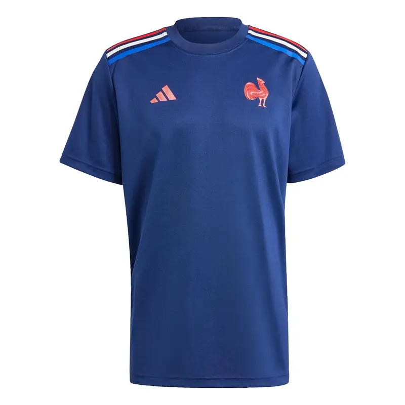 Maglia trikot France Rugby Home Supporter blu scuro / rosso / bianco