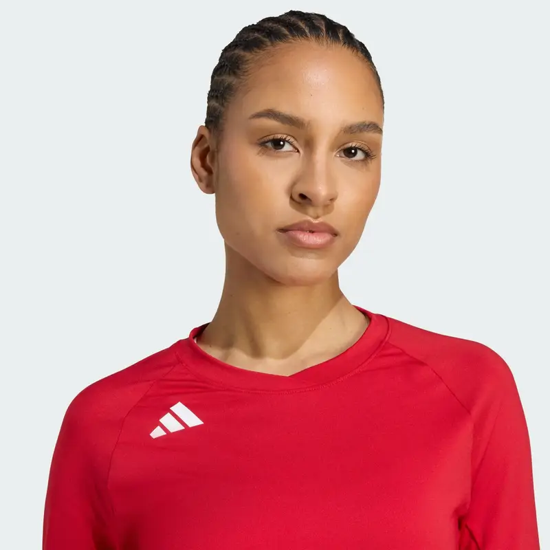 ADIDAS PERFORMANCE Maglia trikot 'Hilo' rosso fuoco / bianco miniatura 3
