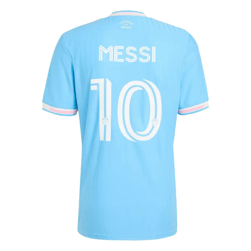ADIDAS PERFORMANCE Maglia trikot 'Inter Miami CF 25/26 Messi' azzurro / rosa chiaro / bianco miniatura 2