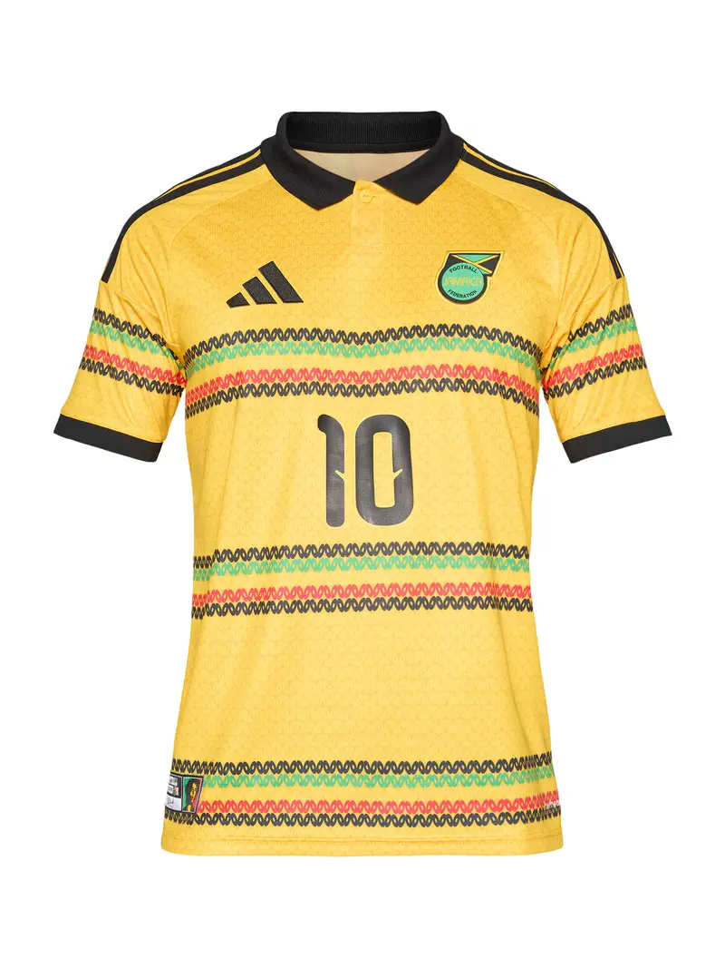 Maglia trikot JFF H turchese / giallo / rosso / nero