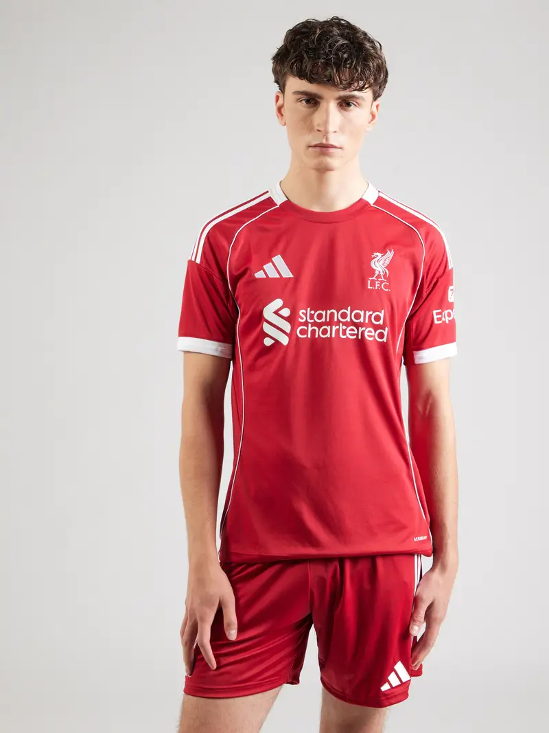Adidas Performance Maglia trikot Liverpool FC 25/26 rossa e bianca miniatura 2
