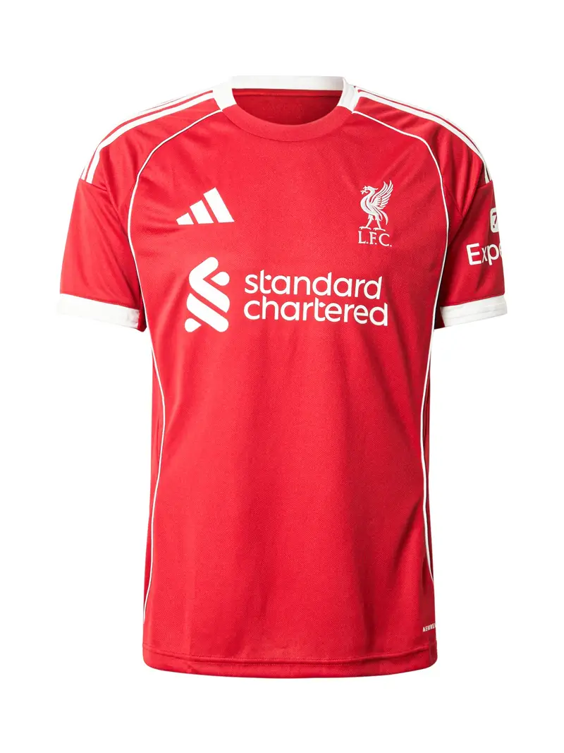 Adidas Performance Maglia trikot Liverpool FC 25/26 rossa e bianca