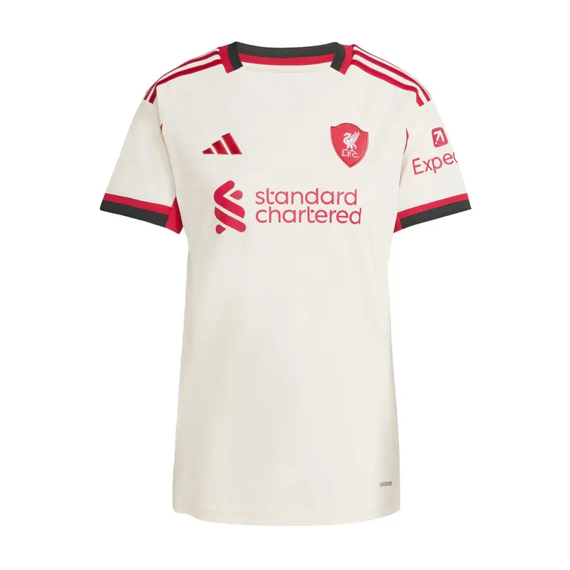 Maglia trikot 'Liverpool FC 25/26' rosso / nero / offwhite
