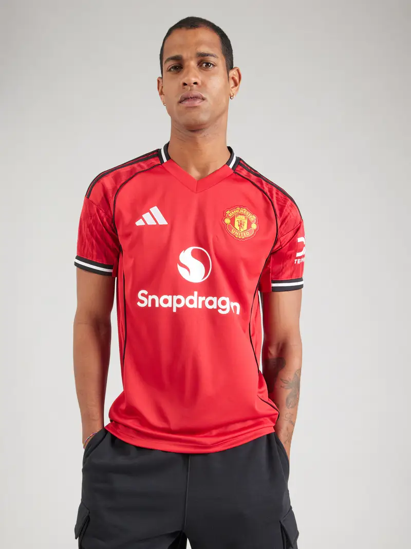 Maglia trikot Manchester United 2025/2026 giallo / rosso / nero / bianco miniatura 2