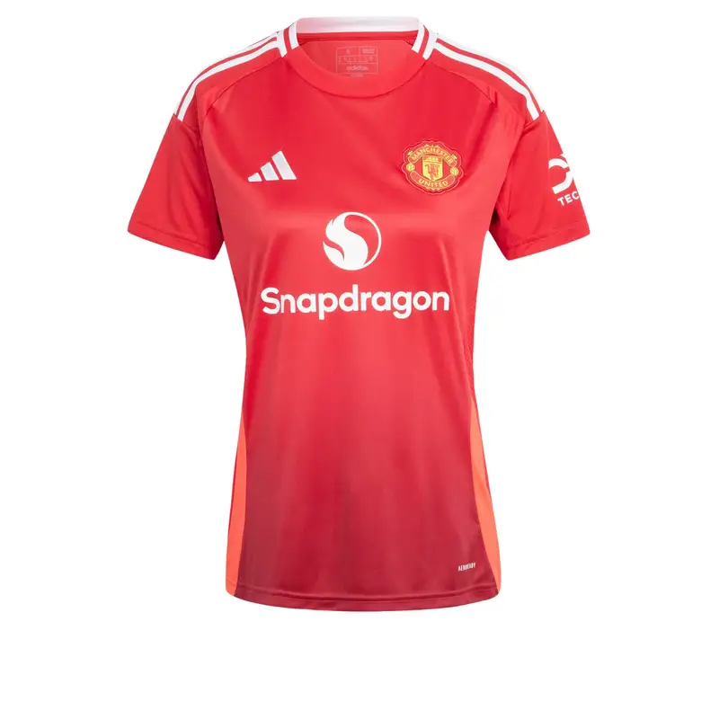 Maglia trikot 'Manchester United 24/25 Home' giallo oro / arancione chiaro / rosso scuro / bianco