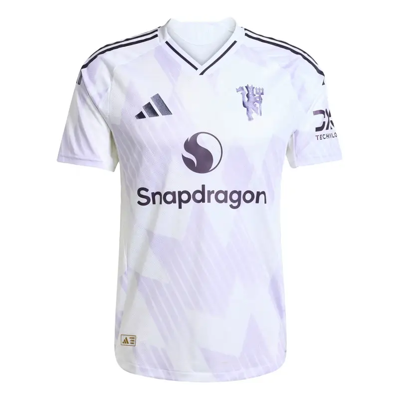 Maglia trikot 'Manchester United 25/26' sambuco / lilla scuro / bianco