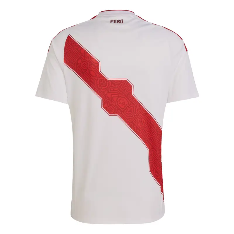 Adidas Performance Maglia trikot Peru 26 rosso, nero e bianco miniatura 2