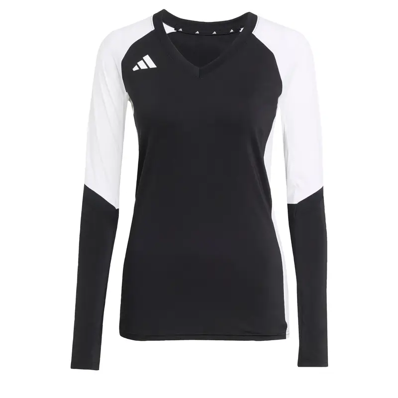 Maglia trikot 'Quickset Long Sleeve Volleyball' nero / bianco