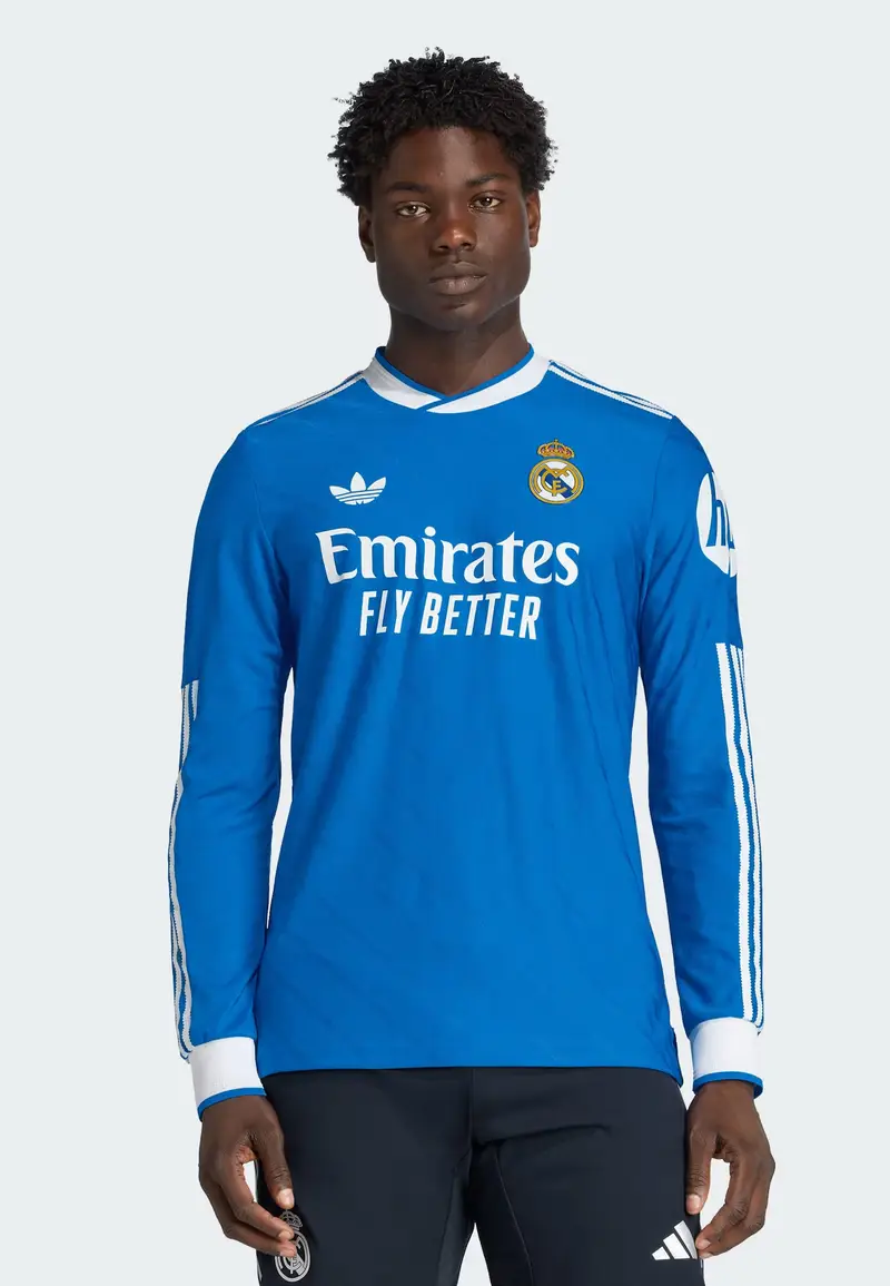 Maglia trikot Real Madrid 25/26 blu / bianco miniatura 3