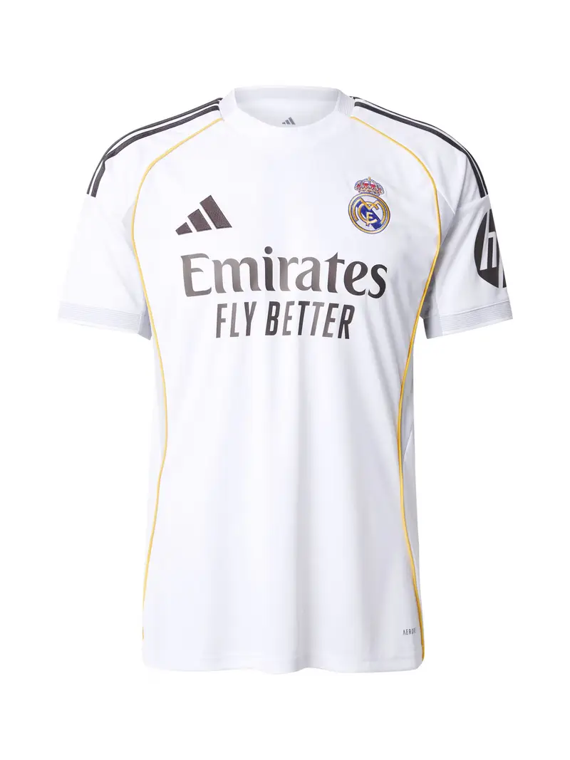 Maglia trikot 'Real Madrid 25/26' giallo / nero / bianco