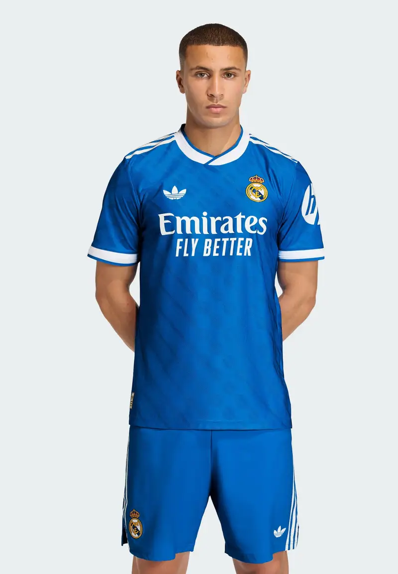 Maglia trikot 'Real Madrid 25/26 Third Authentic' blu / bianco miniatura 3