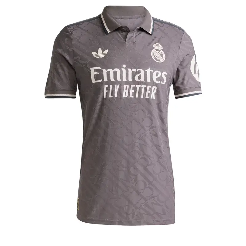 Maglia trikot 'Real Madrid' grigio / bianco