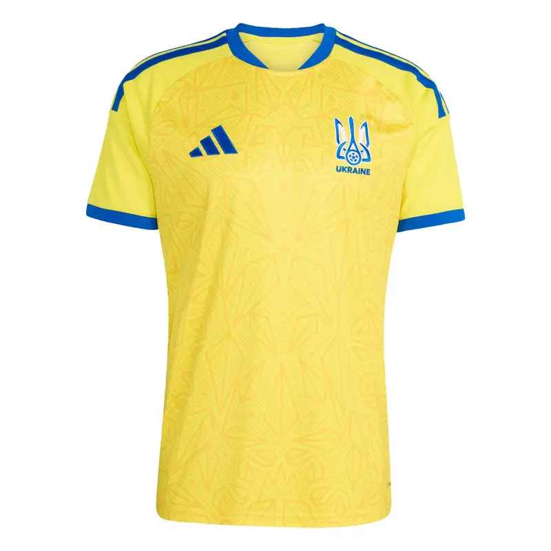 Maglia trikot 'Ukraine 26' blu / giallo / miele / bianco miniatura 2