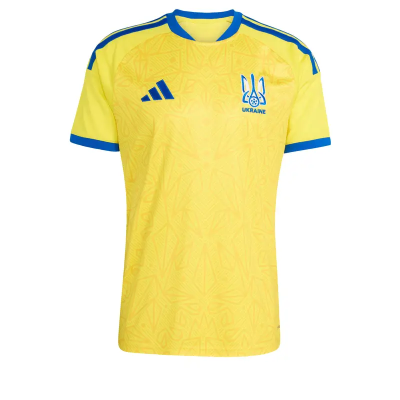 Maglia trikot 'Ukraine 26' blu / giallo / miele / bianco