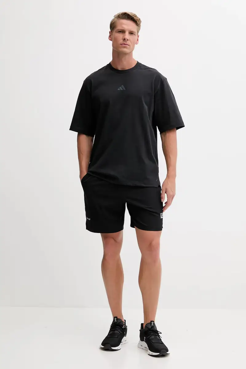 maglietta da allenamento colore nero JN3680 miniatura 2