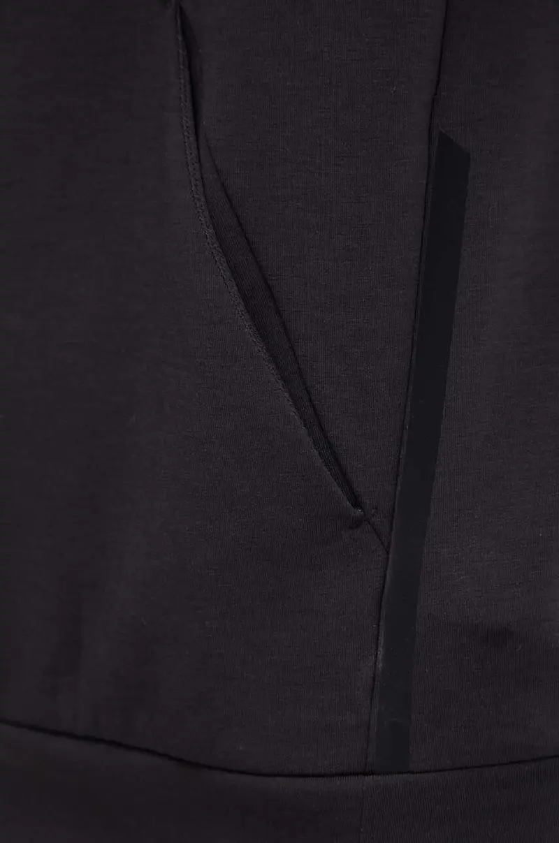 maglietta da trekking Designed for Training colore nero con cappuccio IY1119 miniatura 5