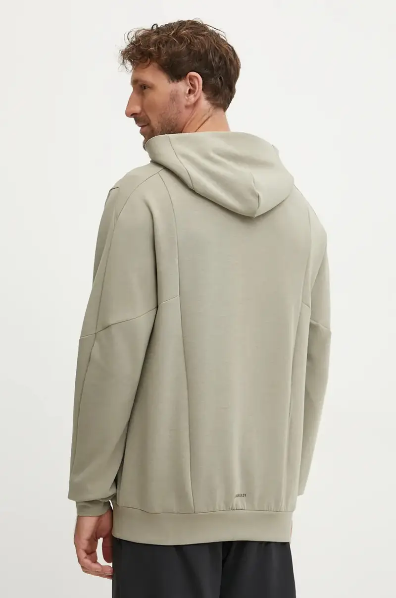 maglietta da trekking Designed for Training colore verde con scaldacollo JE6690 miniatura 3