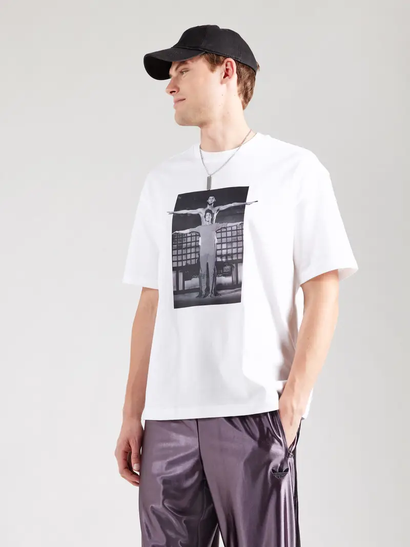 Maglietta grigio basalto / grigio scuro / bianco miniatura 2