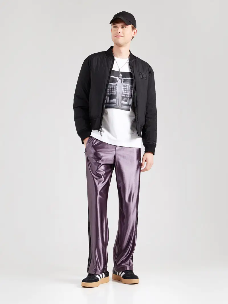 Maglietta grigio basalto / grigio scuro / bianco miniatura 3