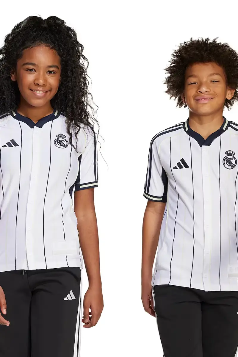 maglietta per bambini REAL MADRID colore bianco JY0998