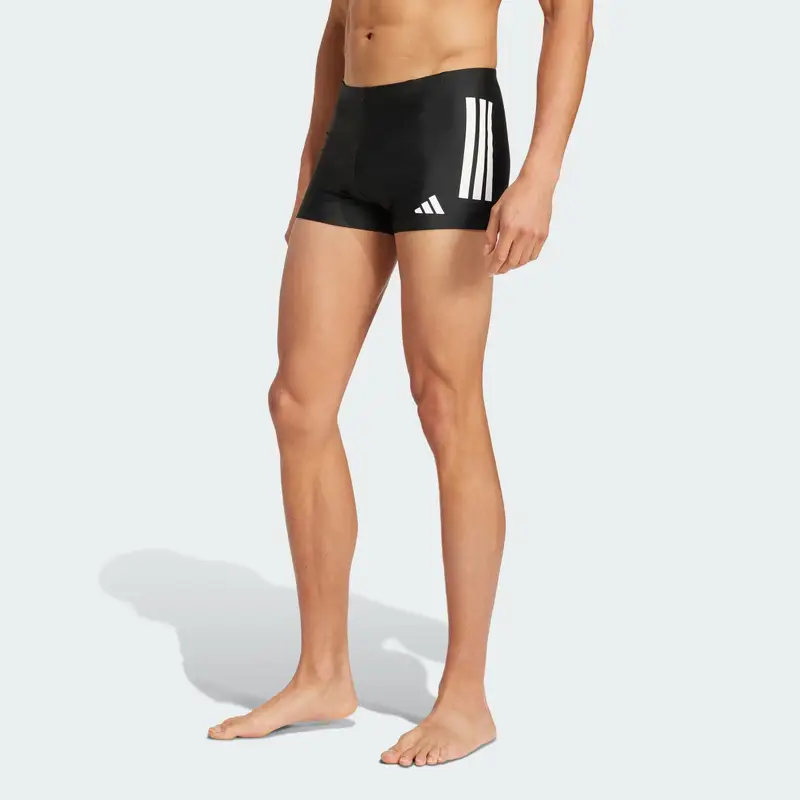 Pantaloncini sportivi da bagno '3-Stripes Swim Boxers' nero / bianco miniatura 2