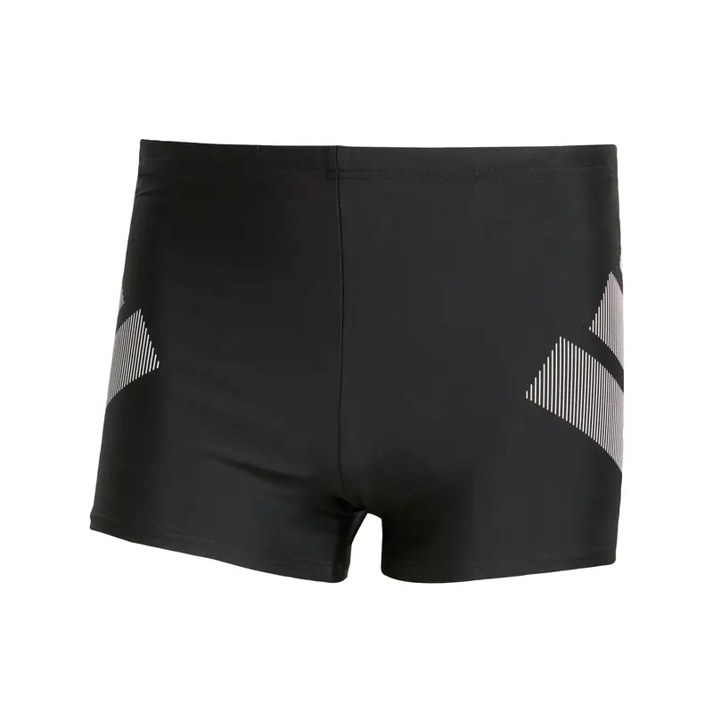 ADIDAS PERFORMANCE Pantaloncini sportivi da bagno 'Big Bars'  grigio / nero / bianco