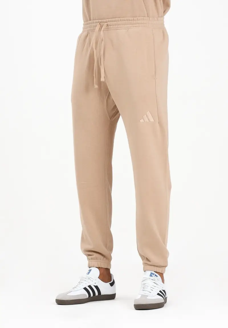 Pantalone sportivo ALL SZN Fleece Regular Tapered beige da uomo
