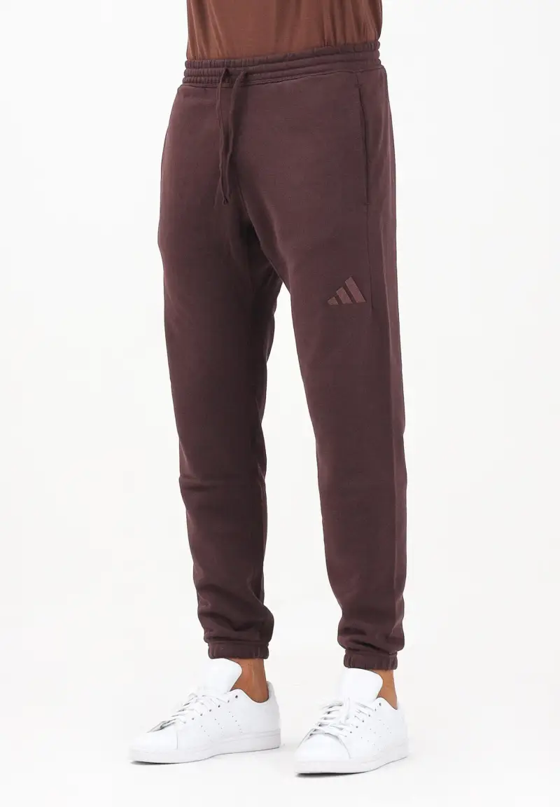 Pantalone sportivo ALL SZN Fleece Regular Tapered marrone da uomo