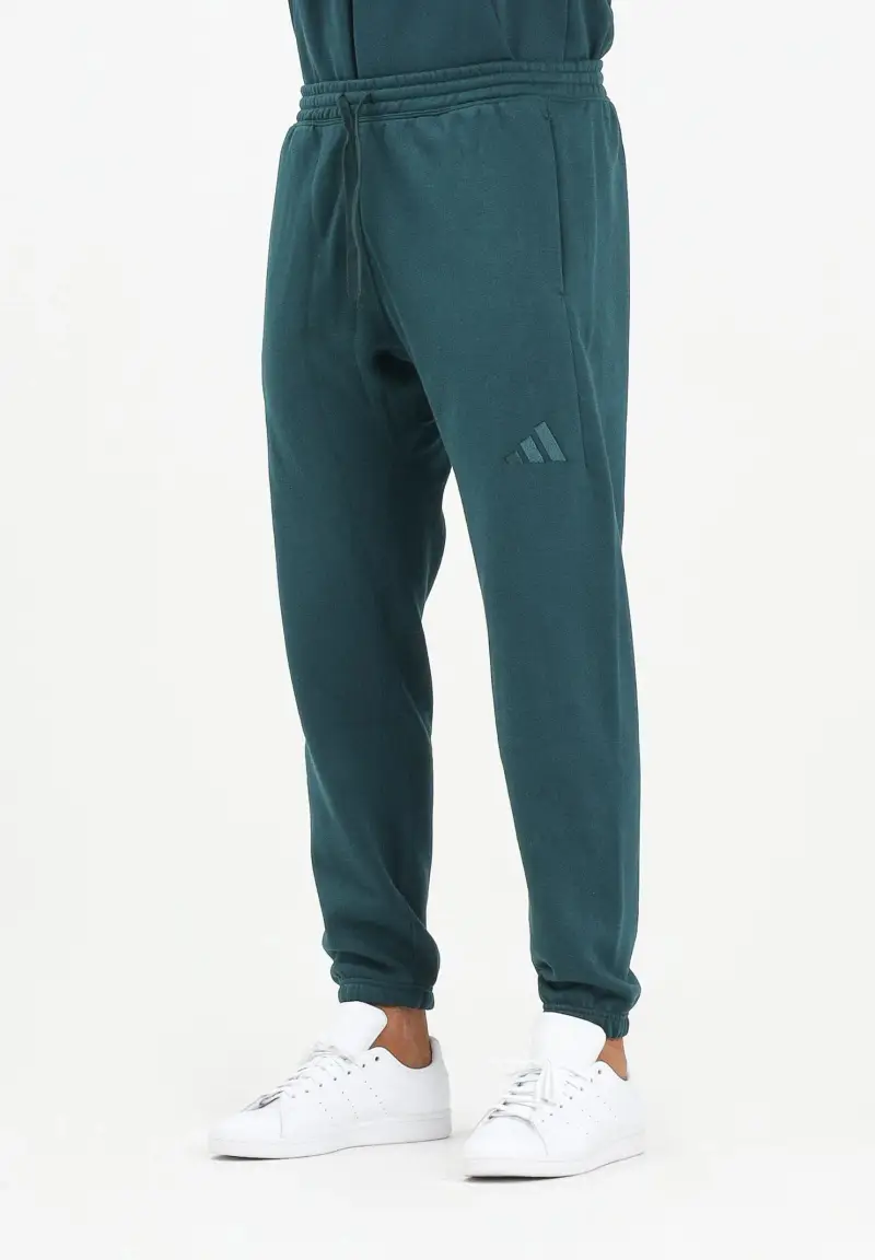Pantalone sportivo ALL SZN Fleece Regular Tapered verde da uomo